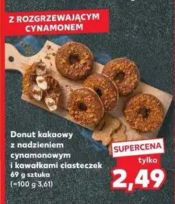 Kaufland Donut kakaowy z nadzieniem cynamonowym oferta