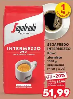 Kaufland Kawa ziarnista Segafredo Intermezzo 1kg oferta