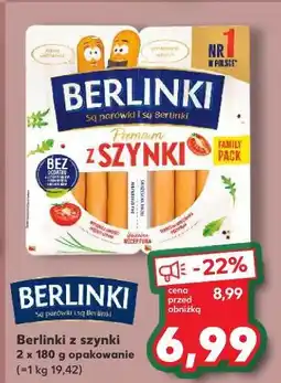 Kaufland Parówki z szynki Morliny Berlinki oferta