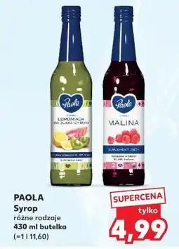 Kaufland Syrop malinowy Paola oferta