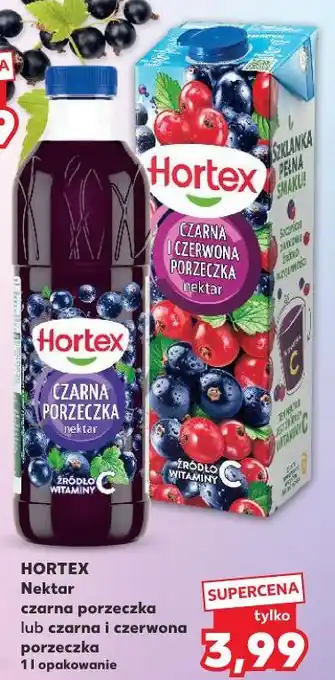 Kaufland Nektar czarna i czerwona porzeczka Hortex oferta