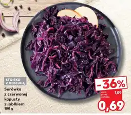 Kaufland Surówka z czerwonej kapusty jabłkiem oferta