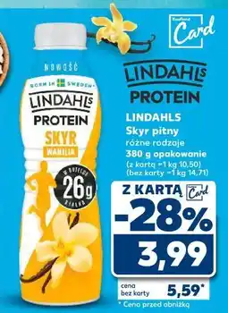 Kaufland Jogurt skyr wanilia Lindahls Protein oferta