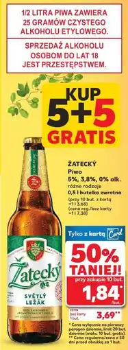 Kaufland Piwo Zatecky oferta