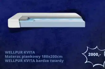 WELLPUR KVITA Materac piankowy
