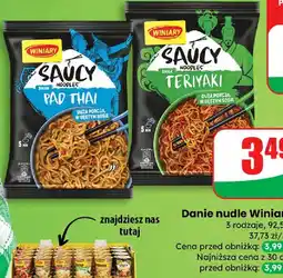 Dino Danie nudle Saucy Noodle Pad Thai Winiary oferta