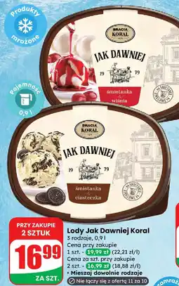 Dino Lody Koral śmietanka ciasteczka oferta