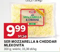 Stokrotka Ser mozzarella & cheddar Mlekovita oferta