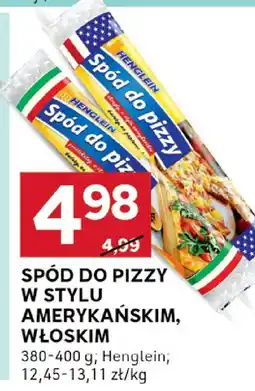 Stokrotka Spód do pizzy w stylu amerykańskim, włoskim Henglein oferta