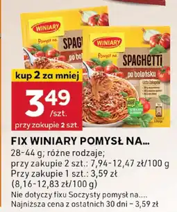 Stokrotka Fix Winiary pomysł na oferta