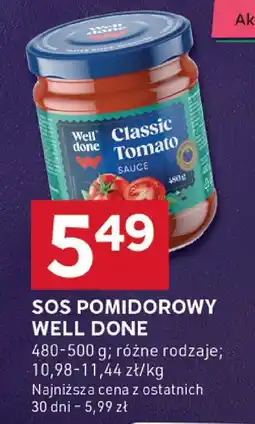 Stokrotka Sos pomidorowy Well Done różne rodzaje oferta