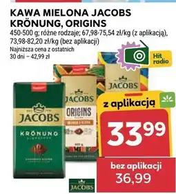 Stokrotka Kawa mielona Jacobs Krönung, Origins oferta