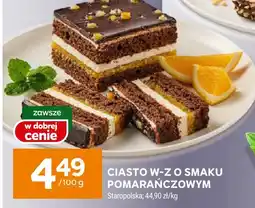 Stokrotka Ciasto w-z o smaku pomarańczowym Ciasta pakowane Staropolska oferta