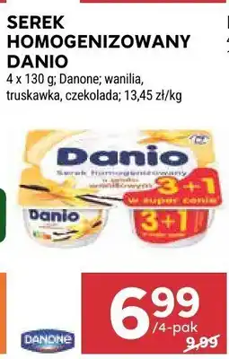Stokrotka Serek homogenizowany Danio danone, vanilla, truskawka, czekolada oferta