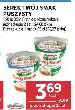 Stokrotka Serek twój smak puszysty różne rodzaje Stokrotka oferta