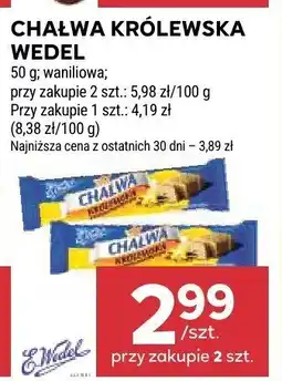 Stokrotka Chałwa królewska Wedel waniliowa E.Wedel oferta
