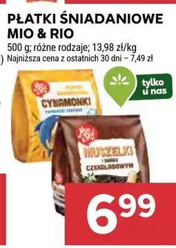 Stokrotka Płatki śniadaniowe Mio & Rio różne rodzaje oferta