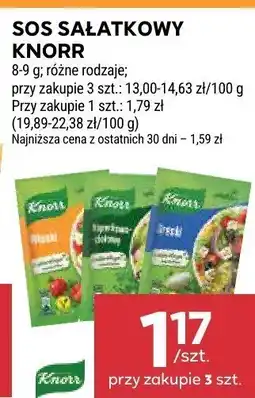 Stokrotka Sos sałatkowy Knorr różne rodzaje oferta