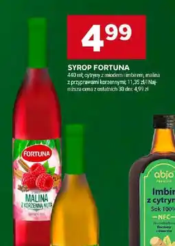 Stokrotka Syrop fortuna malina z moczoną nutą, cytryna z imbirem oferta