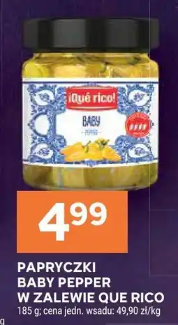 Stokrotka Papryczki Baby Pepper w żelu oliwie Que Rico oferta