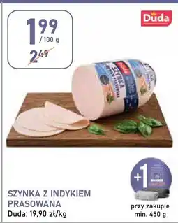 Stokrotka Szynka z indykiem prasowana Duda oferta