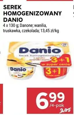 Stokrotka Serek homogenizowany Danio danone, wanilia, truskawka, czekolada oferta
