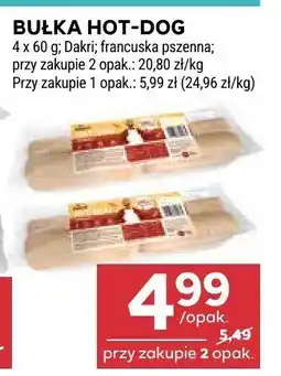 Stokrotka Bułka hot-dog Dąbki oferta
