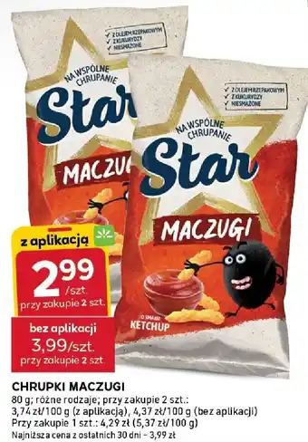 Chipsy maczugi Star z ketchupem