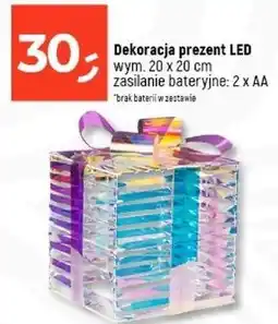 Dealz Dekoracja prezent led oferta