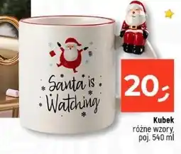 Dealz Kubek świąteczny z mikołajem 540 ml oferta