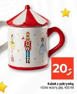 Dealz Kubek z pokrywką 400 ml karuzela oferta