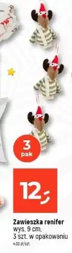 Dealz Zawieszka choinkowa renifery oferta