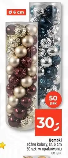 Dealz Bombki w tubie 6 cm oferta