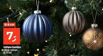 Dealz Bombka szklana 8 cm oferta