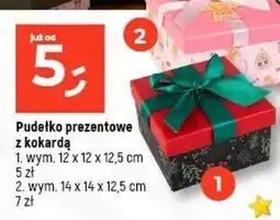 Dealz Pudełko prezentowe z kokardą 14 x 12.5 cm oferta