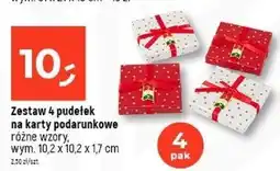 Dealz Zestaw pudełek na karty podarunkowe 10.2 x 1.7 cm oferta