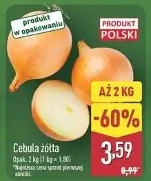 ALDI Cebula żółta polska oferta