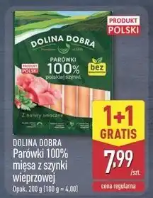 ALDI Parówki 100 % z szynki Dolina Dobra oferta