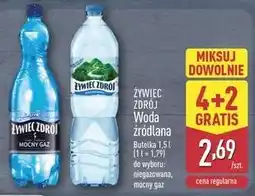 ALDI Woda mocny gaz Żywiec Zdrój oferta
