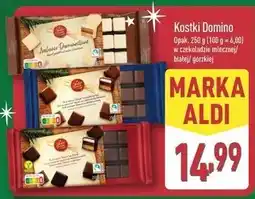 ALDI Czekoladki domino w czekoladzie białej Wintertraum oferta