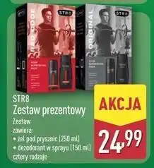 ALDI Zestaw w pudełku original: żel pod prysznic 250 ml + dezodorant 150 Str8 oferta