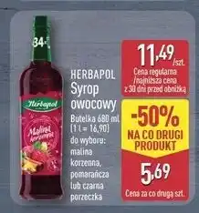 ALDI Syrop czarna porzeczka Herbapol oferta