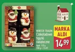 ALDI Figurki czekoladowe Wintertraum oferta