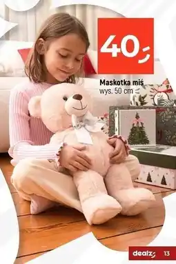 Dealz Maskotka miś 50 cm oferta