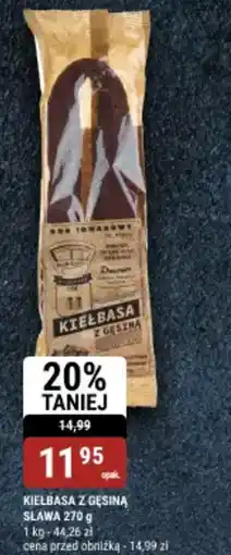 bi1 Kiełbasa z gęsiną sława oferta
