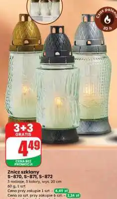 Dino Znicz szklany S-870, S-871, S-872 oferta