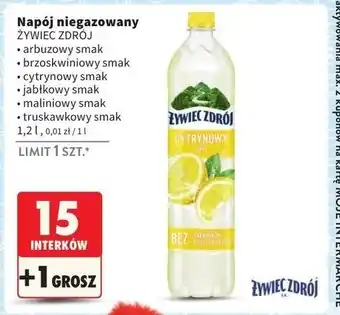 Woda truskawkowa Żywiec Zdrój Z Nutą