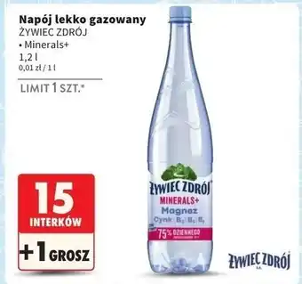 Woda lekko gazowana Żywiec Zdrój Minerals+