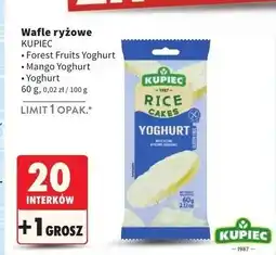 Intermarche Wafle ryżowe polewa jogurtowa Kupiec oferta