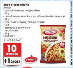 Intermarche Zupa grzybowa z borowikami i maślakami Amino oferta